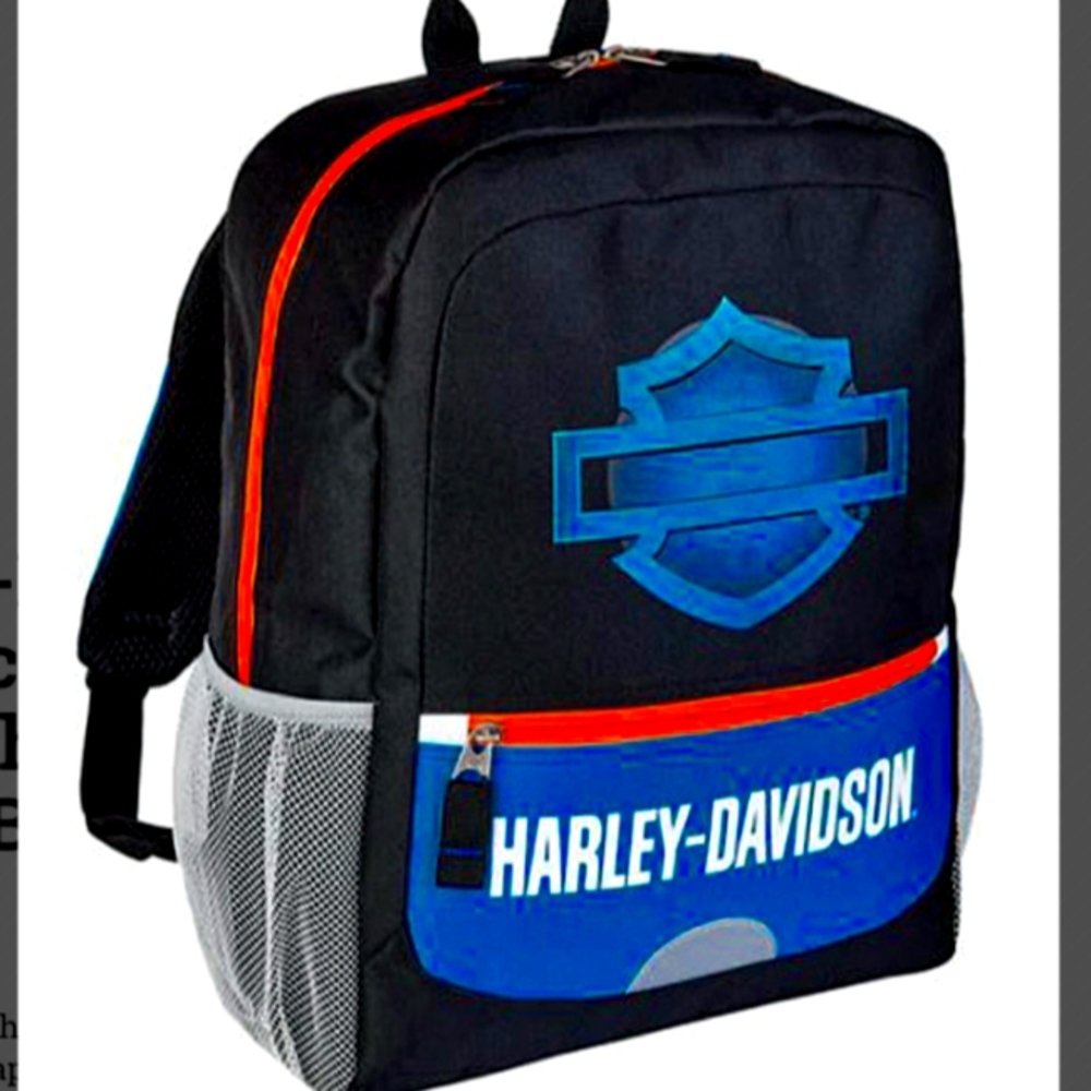 Harley Davidson black/blue back pack